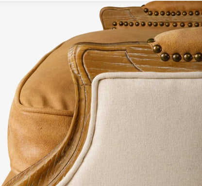 Harvey Leather Armchair - Pre Order Arriving June