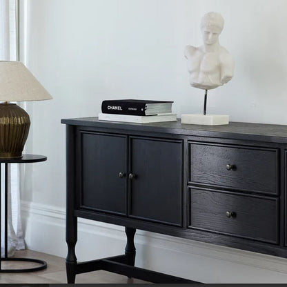 Bernard Black Oak Sideboard | In Stock & Ready To Ship