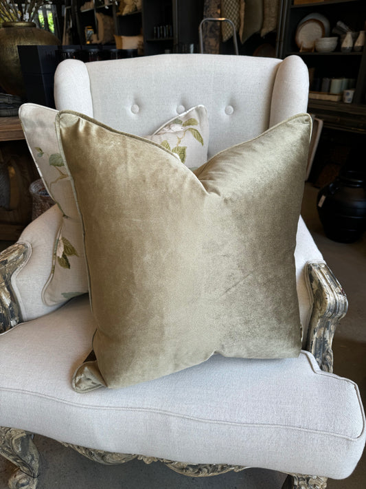 Velvet Gold Cushion 55cm x 55cm