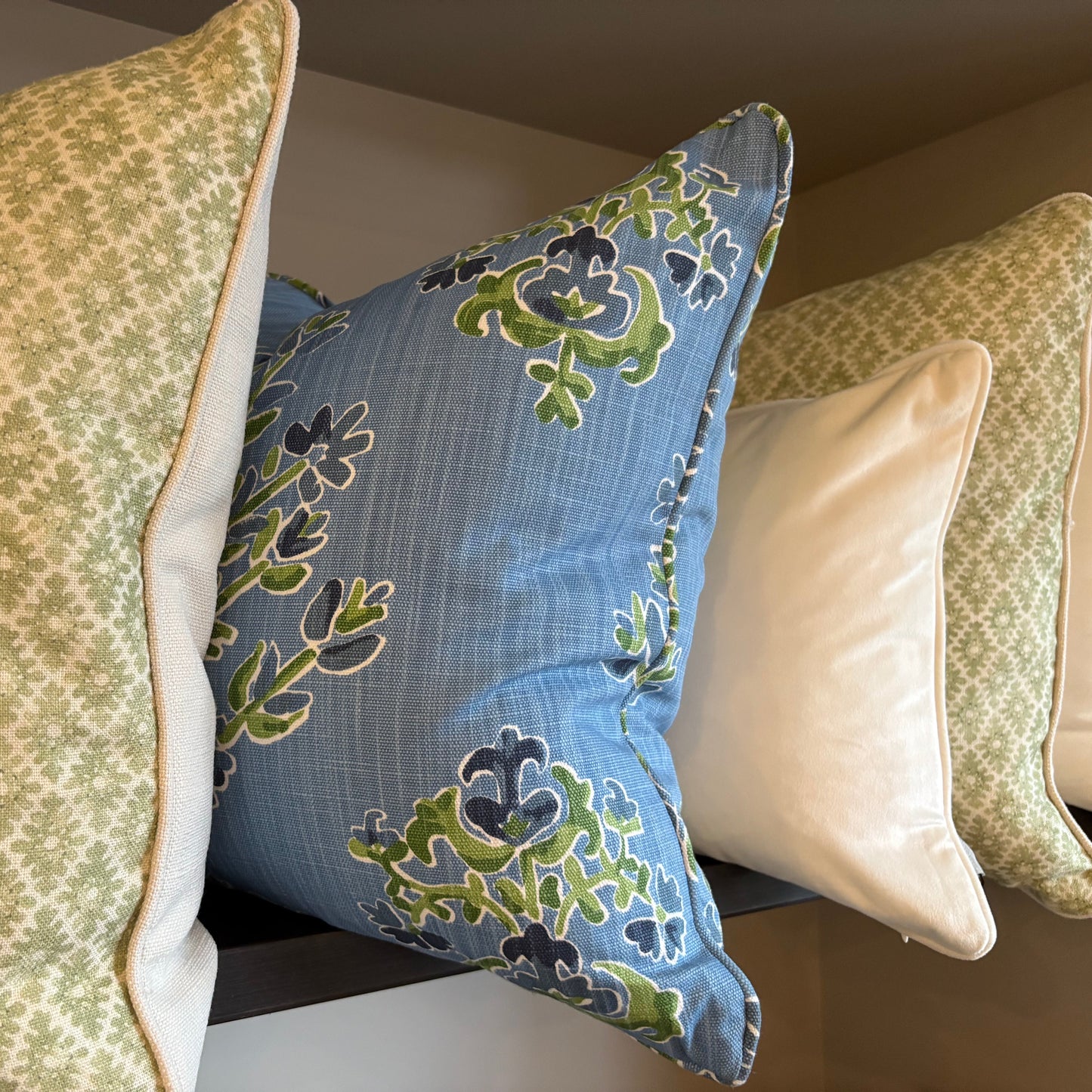 Lacefield Clara Cornflower Cushion