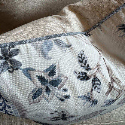 Azure Blossom Cushion Lumbar 50cm x 30cm