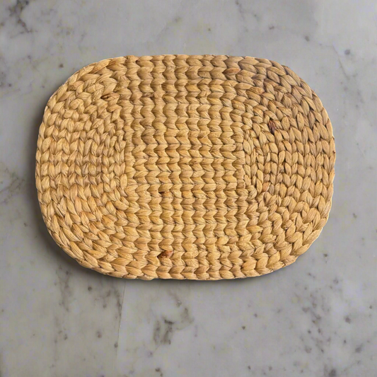 Water Hyacinth Oval Placemat