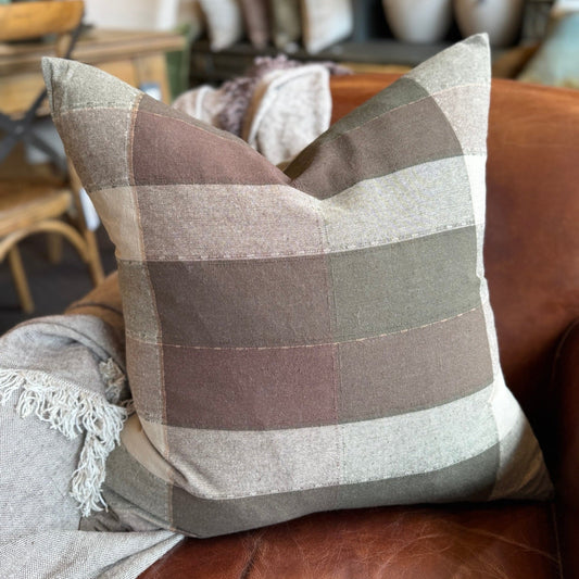 Hallie Check Cushion 55cm x 55cm