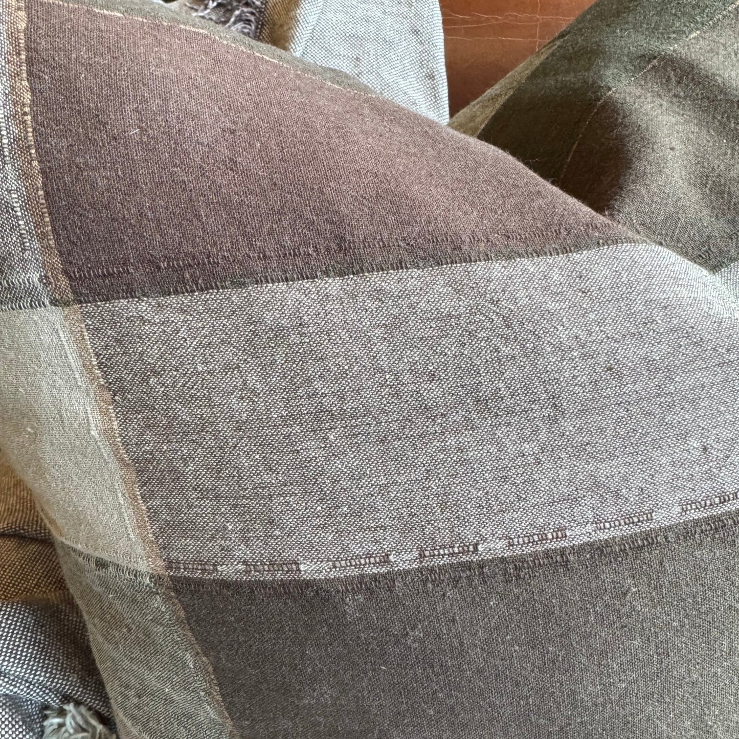 Hallie Check Cushion 55cm x 55cm