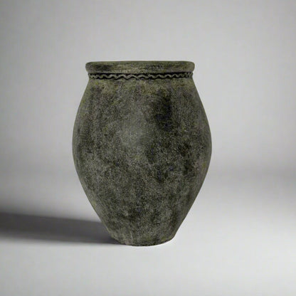 Sorgues Distressed Grey Terracotta Pot