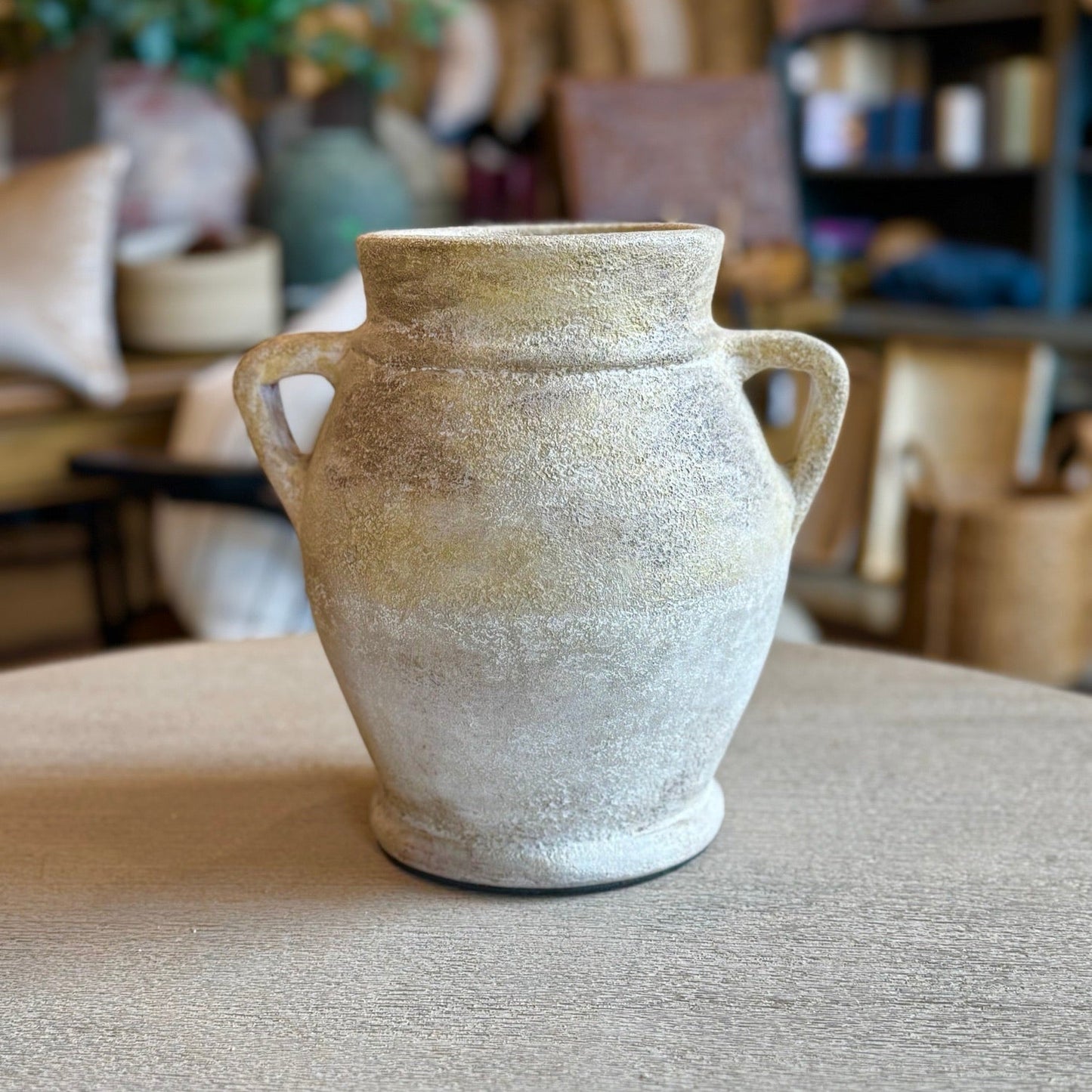 Lille Distressed Terracotta Vase - Medium