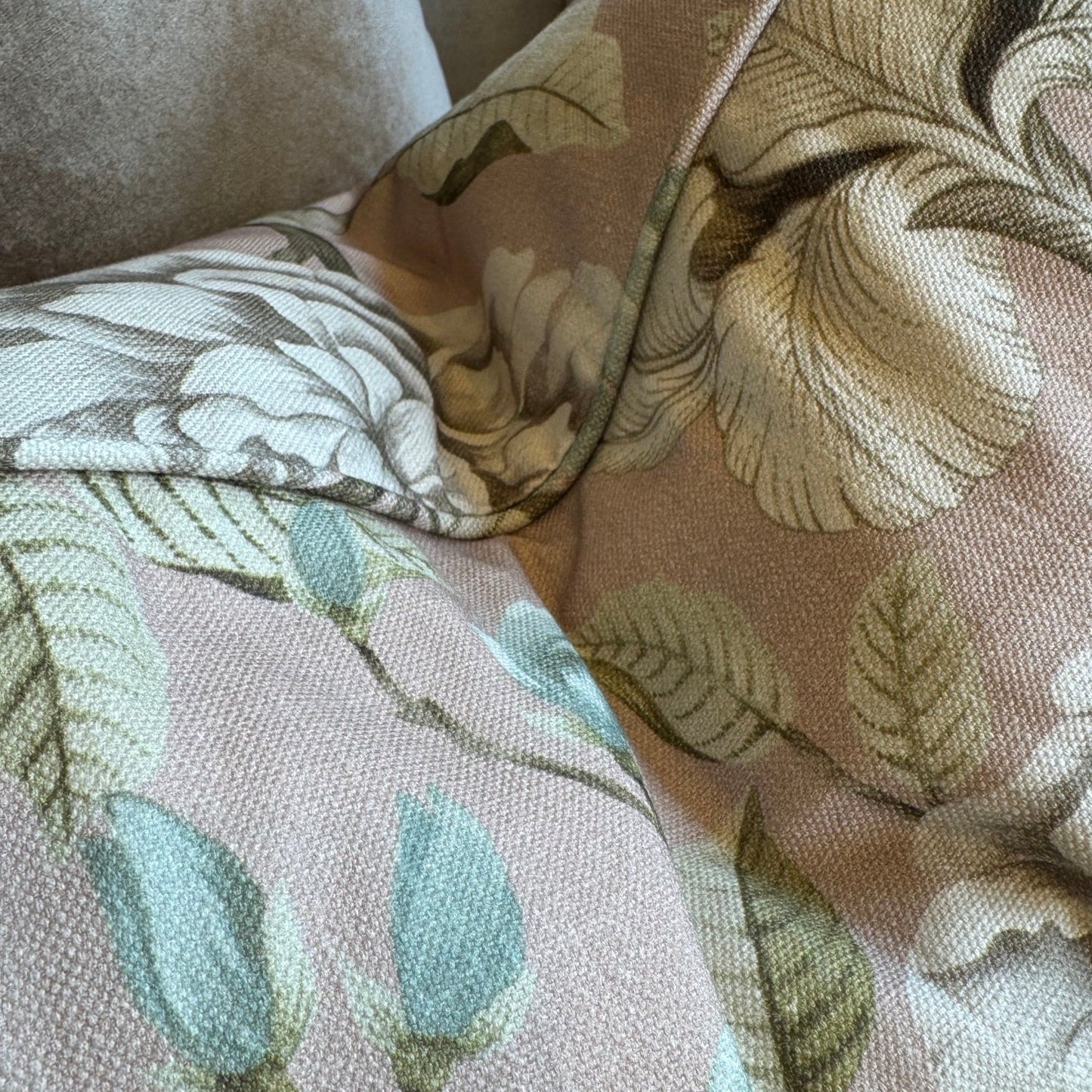 Audrey Dusty Rose Floral Cushion 50cm x 50cm