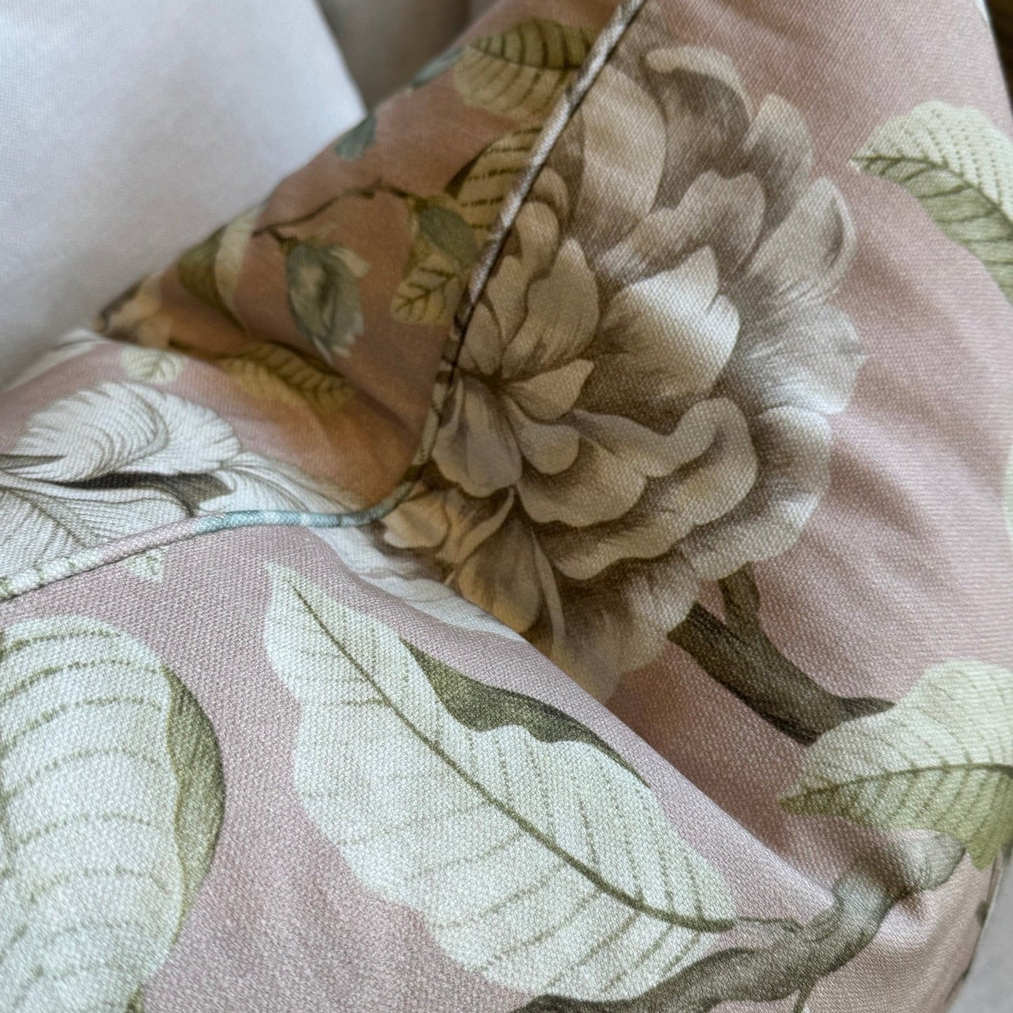 Audrey Dusty Rose Floral Cushion 50cm x 50cm