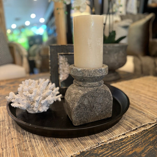 Spoleto Batu Api Candle Holder