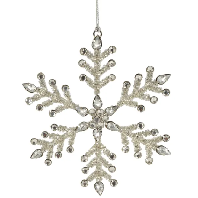 Elevate your holiday décor with the luxurious appeal of Ketta Jewel Hanging Ornament. Its intricate detail and chic design add a distinctive touch that exudes sophistication and elegance. Bring a touch of luxury to your home this season with this stunning ornament.