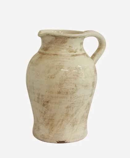 Lucca Aged White Jug