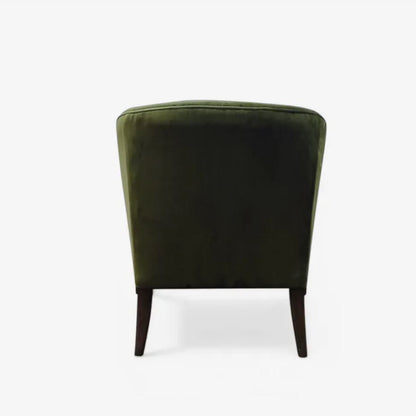 Luna Velvet Armchair - Olive   In Stock & Ready To Ship
