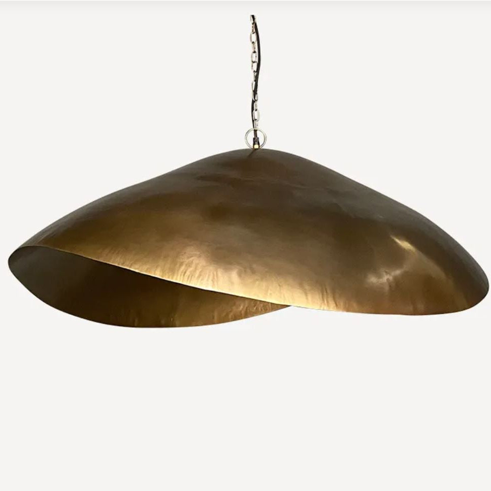 Gold pendant light