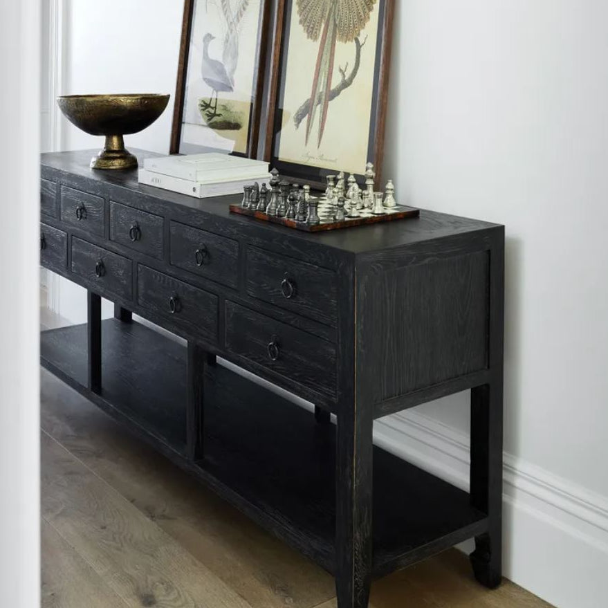 Miguel Black Oak Sideboard - In Stock & Ready To Ship