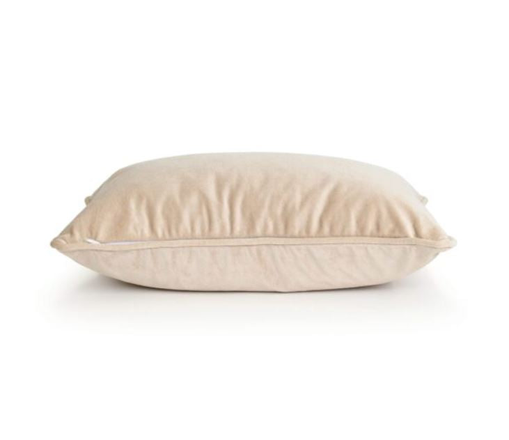 Nougat Velvet Lumbar Cushion 30cm x 50cm