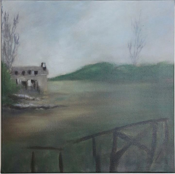 Otago Stone Cottage Painting On Stretched Canvas - Arriving Soon