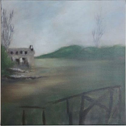 Otago Stone Cottage Painting On Stretched Canvas - Arriving Soon
