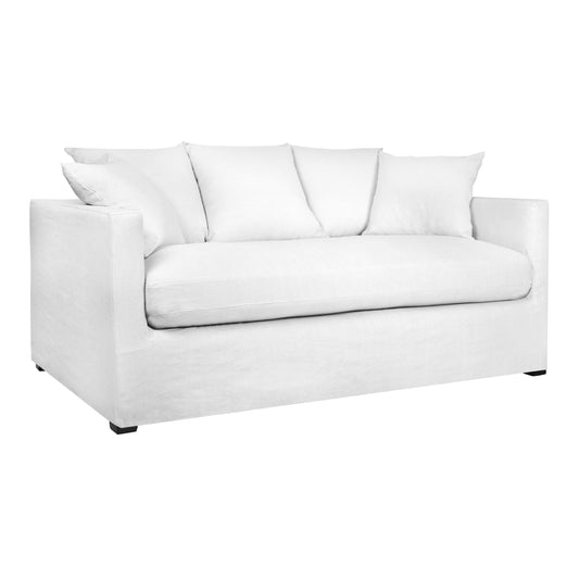 Sorgues 2.5 Seater Slip Cover Linen Blend Sofa - White - Special Order