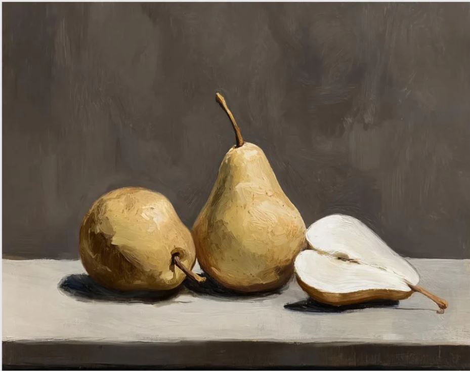 Orchard Pear Still Life Canvas