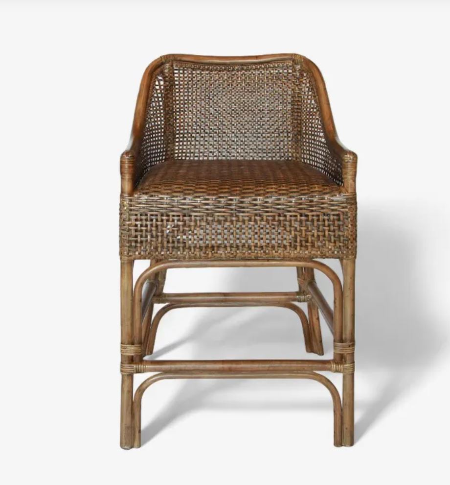 Raffles Rattan Bar Stool | In Stock & Ready To Ship