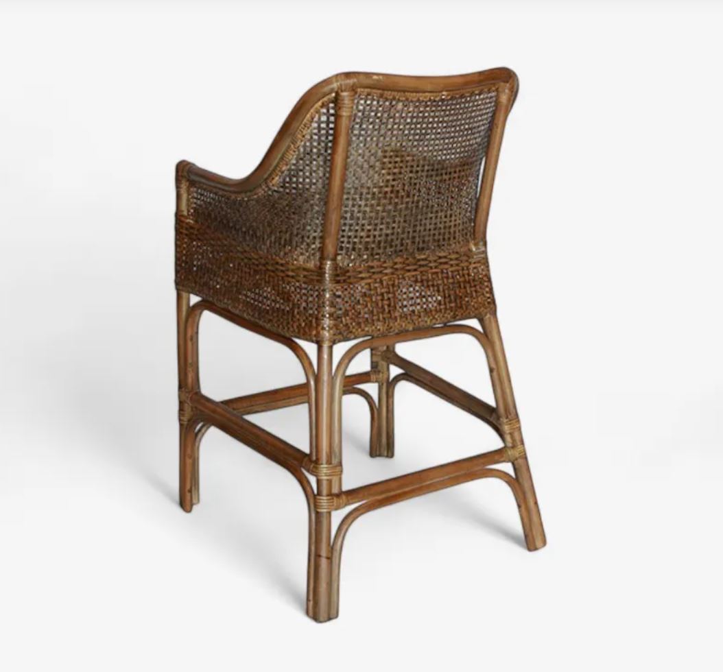 Raffles Rattan Bar Stool | In Stock & Ready To Ship