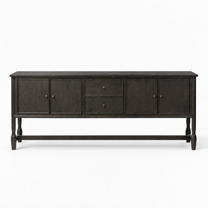 Bernard Black Oak Sideboard | In Stock & Ready To Ship