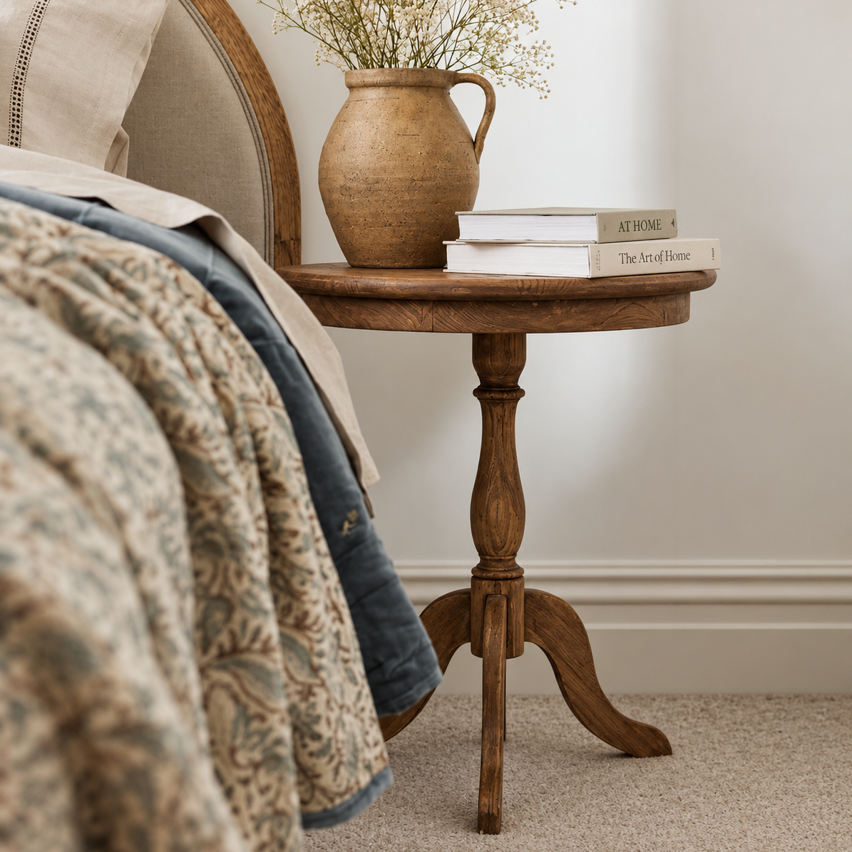 Fleur Old Elm Side Table | In Stock & Ready To Ship