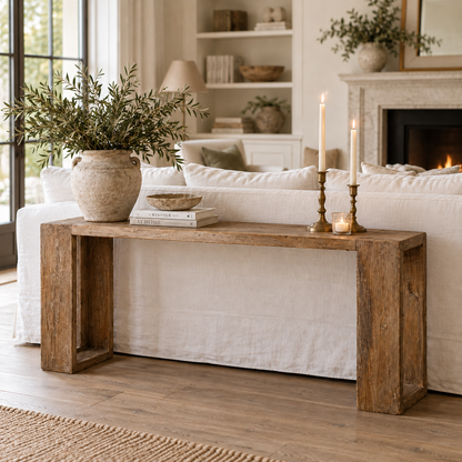 Luberon Reclaimed Elm Console Table | In Stock & Ready To Ship