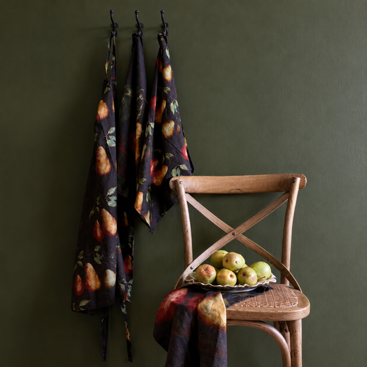 Raphael Pears 100% French  Linen Tea Towel