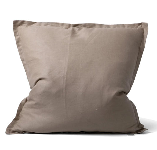 Indulge in the opulent grace and simplicity of Avignon's 100% Linen European Pillow. With its flange design and taupe hue, this pillowcase offers both comfort and aesthetic appeal. Crafted from pure linen, it is irresistibly soft to the touch and ideal for layering. Treat yourself to a superior sleep experience with the breathability and natural beauty of linen.