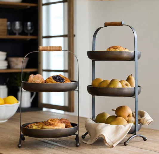 3 Tier Metal Fruit & Cake Stand