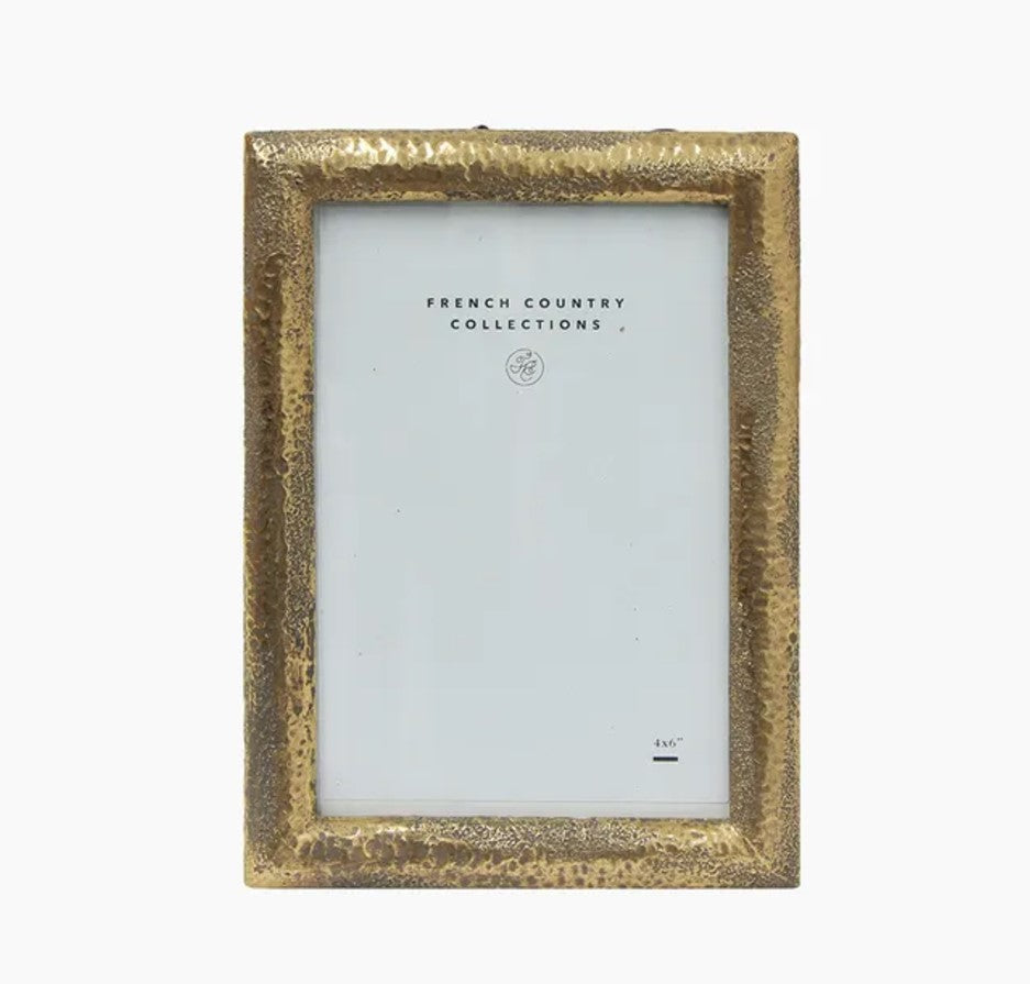 Hammered Gold Photo Frame 4" x 6"