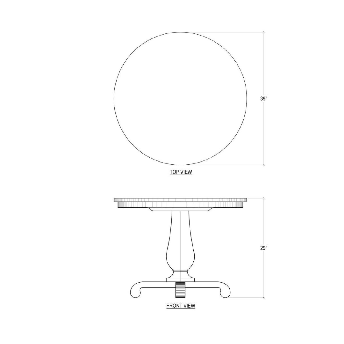 Chelsea Foyer Table -  Arriving September | Custom Colour & Finish Options Also Available
