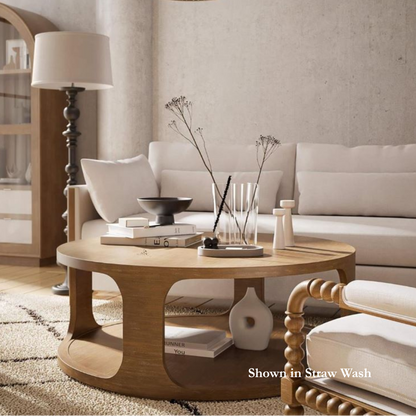 Corte Round Coffee Table - Pre-Order | Custom Colour & Finish Options Available