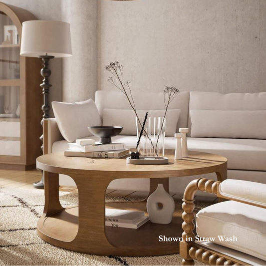 Corte Round Coffee Table - Pre-Order | Custom Colour & Finish Options Available