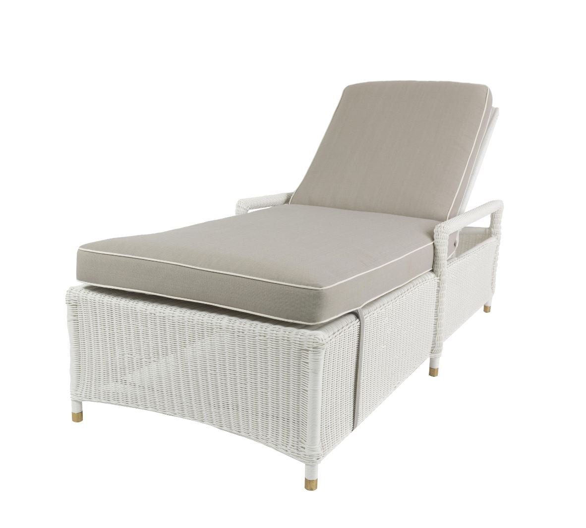 Sorrento Sunlounger White