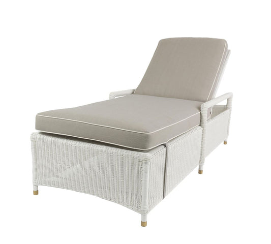 Sorrento Sunlounger White
