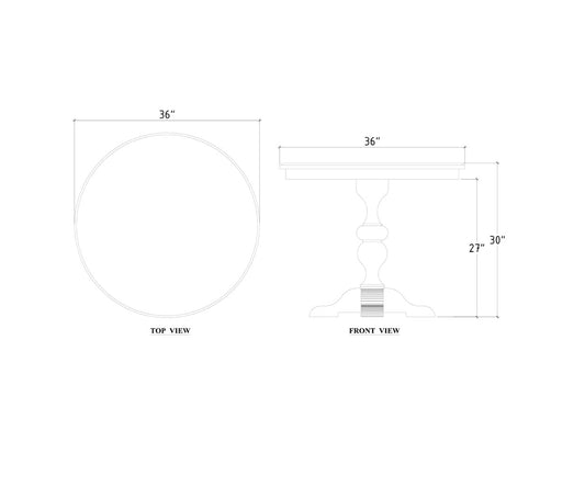Sydney Rustic Oak Timber Round Table - Pre-Order Now | Custom Colour & Finish Options Available