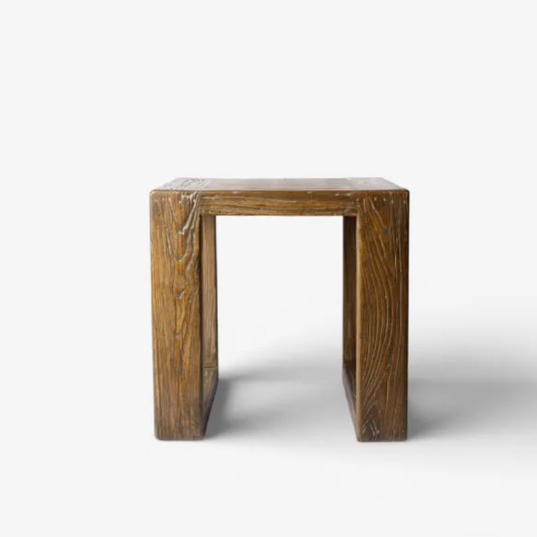 Savannah Reclaimed Elm Side Table | In Stock & Ready To Ship