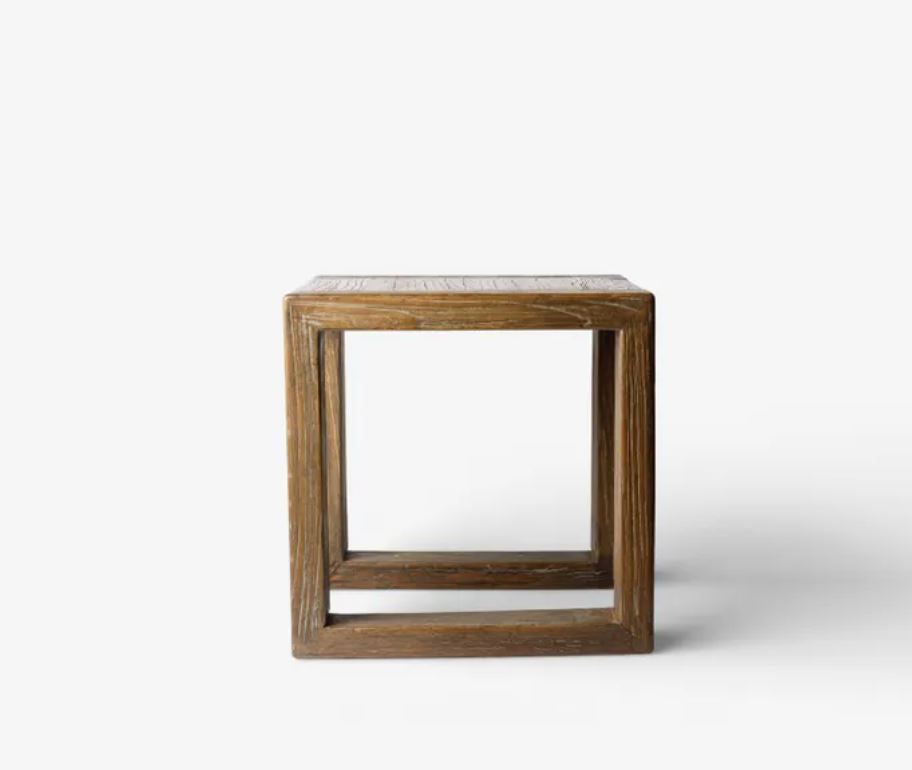 Savannah Reclaimed Elm Side Table | In Stock & Ready To Ship