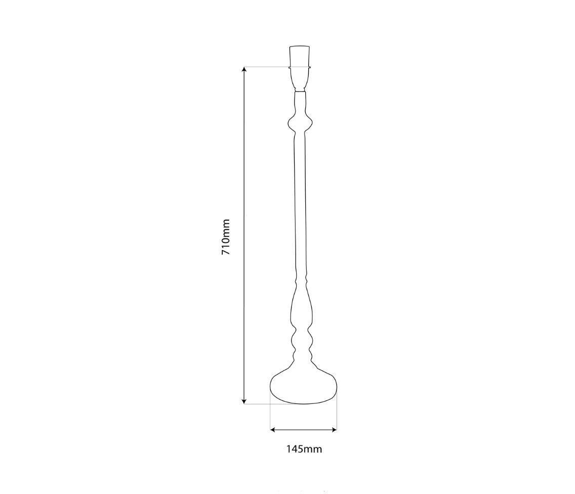 Toulouse Brass Table Lamp Base