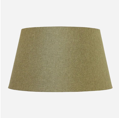 Verde Green Linen Taper Lamp Shade
