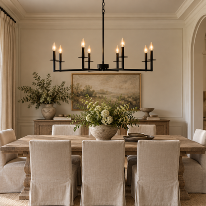 Winston Black Iron Chandelier | In Stock & Ready To Ship