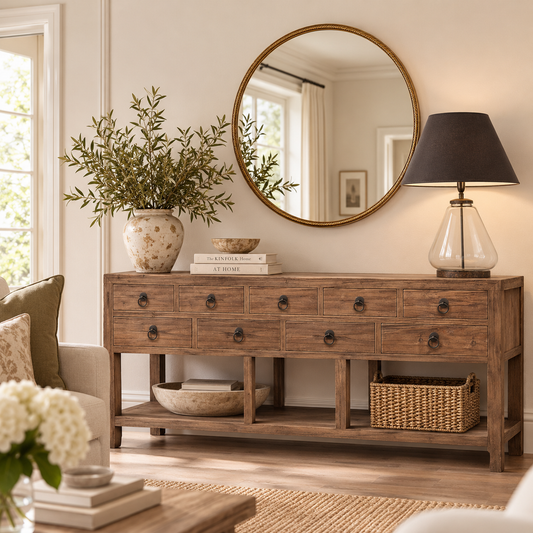 Miguel Natural Oak Sideboard | In Stock & Ready To Ship