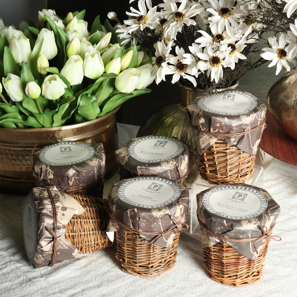 Willow Green Tea & White Pear Scented Candle