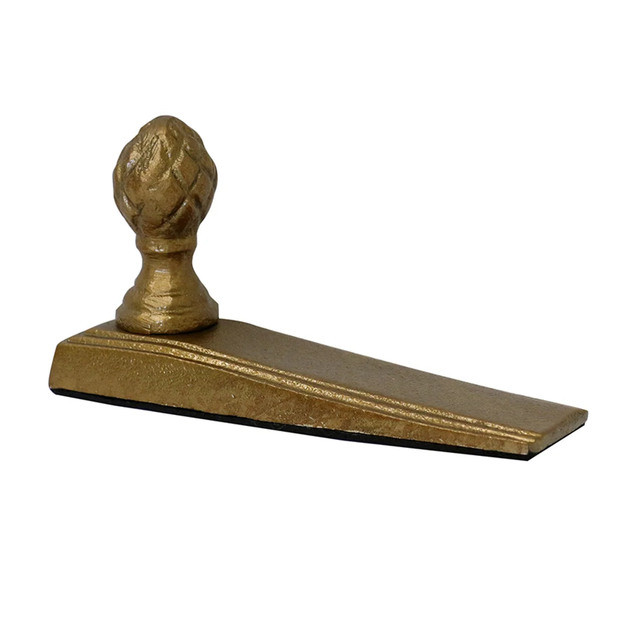 Discover the superior strength and grace of the Acorn Brass Door Stopper, forged from robust aluminum and exquisitely adorned with a brass finish. This essential enhancement for your home exudes charm and refinement in any space, while effectively securing doors in place.