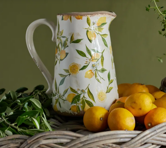 Sicily Stoneware Lemon Jug