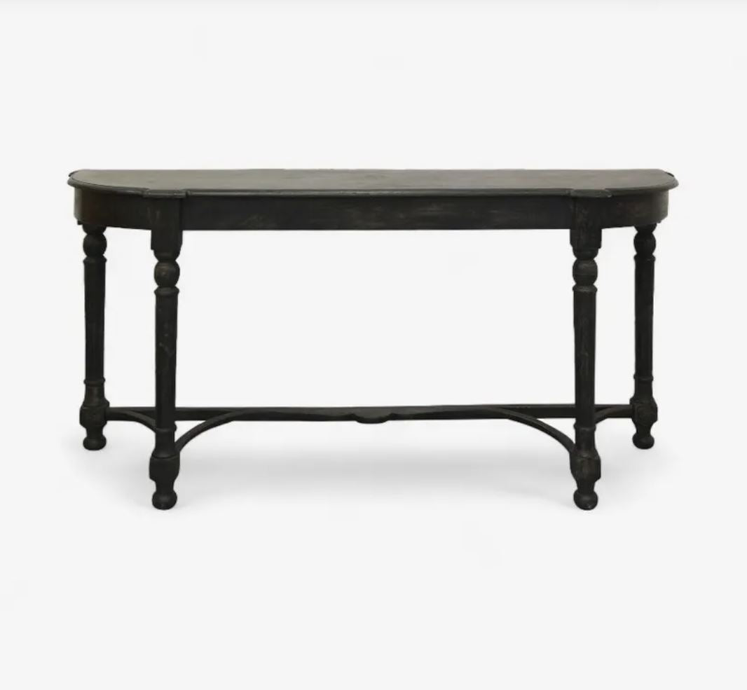 Gabrielle Black Timber Console Table | In Stock & Ready To Ship
