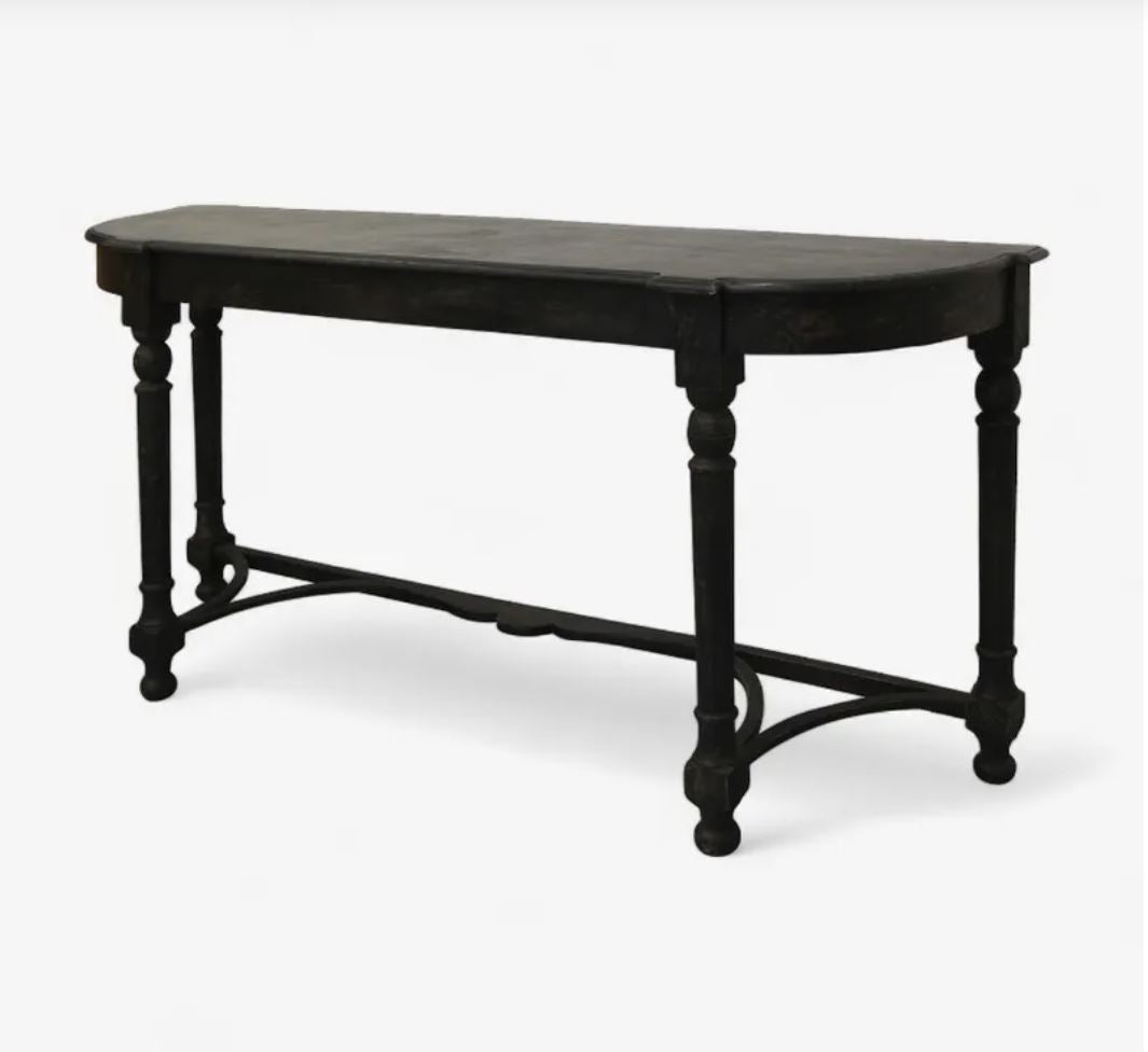 Gabrielle Black Timber Console Table | In Stock & Ready To Ship