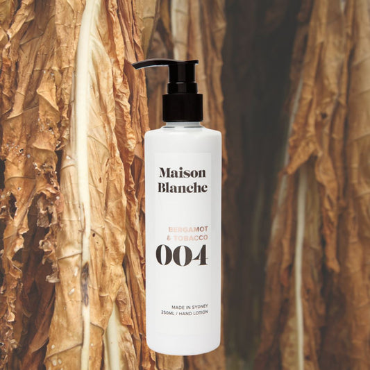 004 Bergamot & Tobacco Hand Lotion